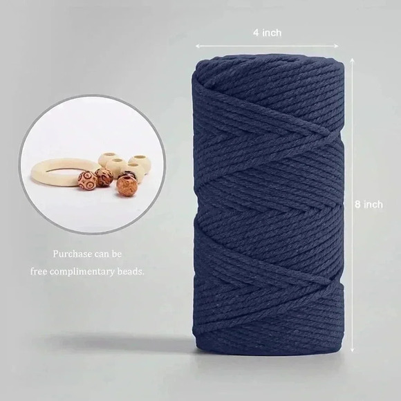 Macrame Cotton Cord 5mm  x 109 Yards DIY - Picture 1 of 4